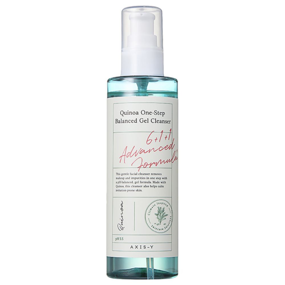 ژل شوینده کینوآ اکسیس وای اصل | Axis-Y Quinoa One-Step Balanced Gel Cleanser - پاکسازی و تغذیه پوست - حجم 120 میل | خرید از بندرعباس و آس کده