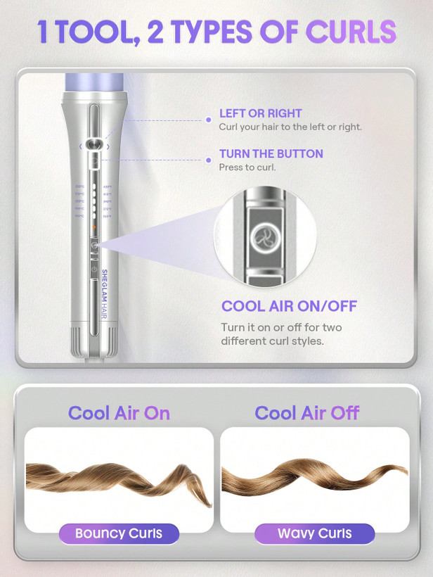 دستگاه حالتدهنده و فر کننده مو شیگلم Airflow Styler Pro 32mm اصل بندرعباس آس کده